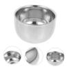 Baluue Aluminum Shaving Bowl for Men Large Capacity Slip Base Reusable Shave Cup for Foam Creation and Shaving Supply Storage Gift view 3
