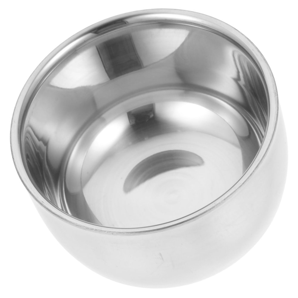 Beaupretty Aluminum Shaving Bowl with Stable Base Shave Cup Large for Men Portable Household Shave Soap Mug Easy Grip for Travel and Daily Use