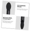 Baluue 10pcs Disposable Dual Sided Eyeshadow Sponge Applicators Black Handle Oval Tips Comfortable Makeup Tool for Travel Parties Daily Use view 3