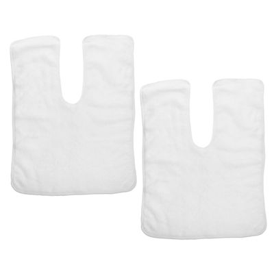 Baluue 2Pcs Thick Coral Fleece Hair Towel Wrap for Women Super Absorbent Quick Drying Hair Styling Accessory Soft Microfiber Turban White Salon Quality