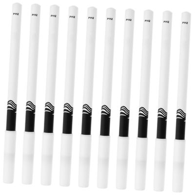 Beaupretty 10PCS White Eyeliner Pencil Multi Function Highlighter for Lady Makeup Wear Practical and Wrapped Design Suitable for Female Eye Makeup