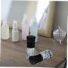 Beavorty 8Pcs Glass Essential Oil Roller Bottles with Black Caps Transparent and Sky Blue Roll Containers for Perfume Aromatherapy and Liquid Storage view 3