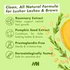 Handmade Heroes 100% Natural Vegan Lash & Brow Serum  Rosemary & Pumpkin Seed Oil for Fuller, Thicker Looking Eyelashes, Eyebrows  Gentle & Nourishing Formula Prostaglandin Free view 3