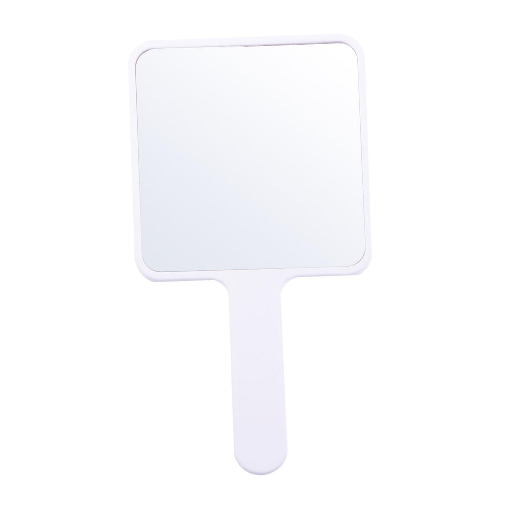 Baluue Portable Handheld Makeup Mirror with Ergonomic Handle Compact Cosmetic Mirror for Women and Daily Dressing Salon