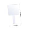 Baluue Portable Handheld Makeup Mirror with Ergonomic Handle Compact Cosmetic Mirror for Women and Daily Dressing Salon view 2