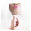 Baluue Portable Handheld Makeup Mirror with Ergonomic Handle Compact Cosmetic Mirror for Women and Daily Dressing Salon view 3
