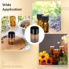 100-Piece Set of 2Ml Brown Glass Bottles with Black Screw Caps & 2 Plastic Pipettes, Perfect for Essential Oils & Perfumes view 4