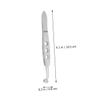 Beaupretty Stainless Steel Eyelid Tweezers with Non Slip Handle Meibomian Gland Expressor for Women Beauty Tool Smooth Edges for Safe Mild Expression for Eyelid Treatment and Stye Removal view 2