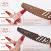 XEAOHESY 7 Pieces Apricot-Yellow and Brown Nail Files and Buffers Nail Files for Natural Nails Nail Buffer and Shine Kit 100/180 Grit Finger Nail File Set for Women view 3