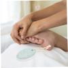 Didiseaon 2Pcs Natural Pumice Stone Foot Care Tool Dead Skin Remover Pedicure File for Smooth Callus Exfoliation Comfortable Grip Blue and Pink view 4