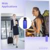 100 Blue Travel Bottles with Flip Caps, 60 Ml Plastic Cosmetic Containers, Leak-Proof Refillable Bottles with Funnels view 4