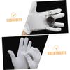 Beaupretty 12 Pairs Cotton Moisturizing Gloves for Dry Hands Soft White Cotton Overnight Gloves for for Women Medium Thickness Breathable Reusable view 4