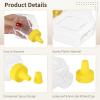 Tressify 32 Pcs 7 Oz Honey Bottles, Clear Plastic Squeeze Containers with Spout Lids, Reusable Jars for Honey, Syrup & Sauce view 3