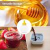 Tressify 32 Pcs 7 Oz Honey Bottles, Clear Plastic Squeeze Containers with Spout Lids, Reusable Jars for Honey, Syrup & Sauce view 4