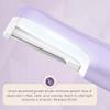 Dermaplane Razor for Women Face, WLU Rechargeable Face Dermaplaning Tool  Peach Fuzz, Facial Hair & Exfoliation Removal, Sonic Technology with LED Light, 3 Speeds & 10 Blades (Purple) view 4