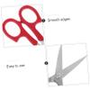 Healifty 2Pcs Eyebrow Trimmer Scissors Stainless Steel Beauty Grooming Tool for Precise Beard and Facial Hair Shaping Lightweight Portable Salon and Home Use view 3