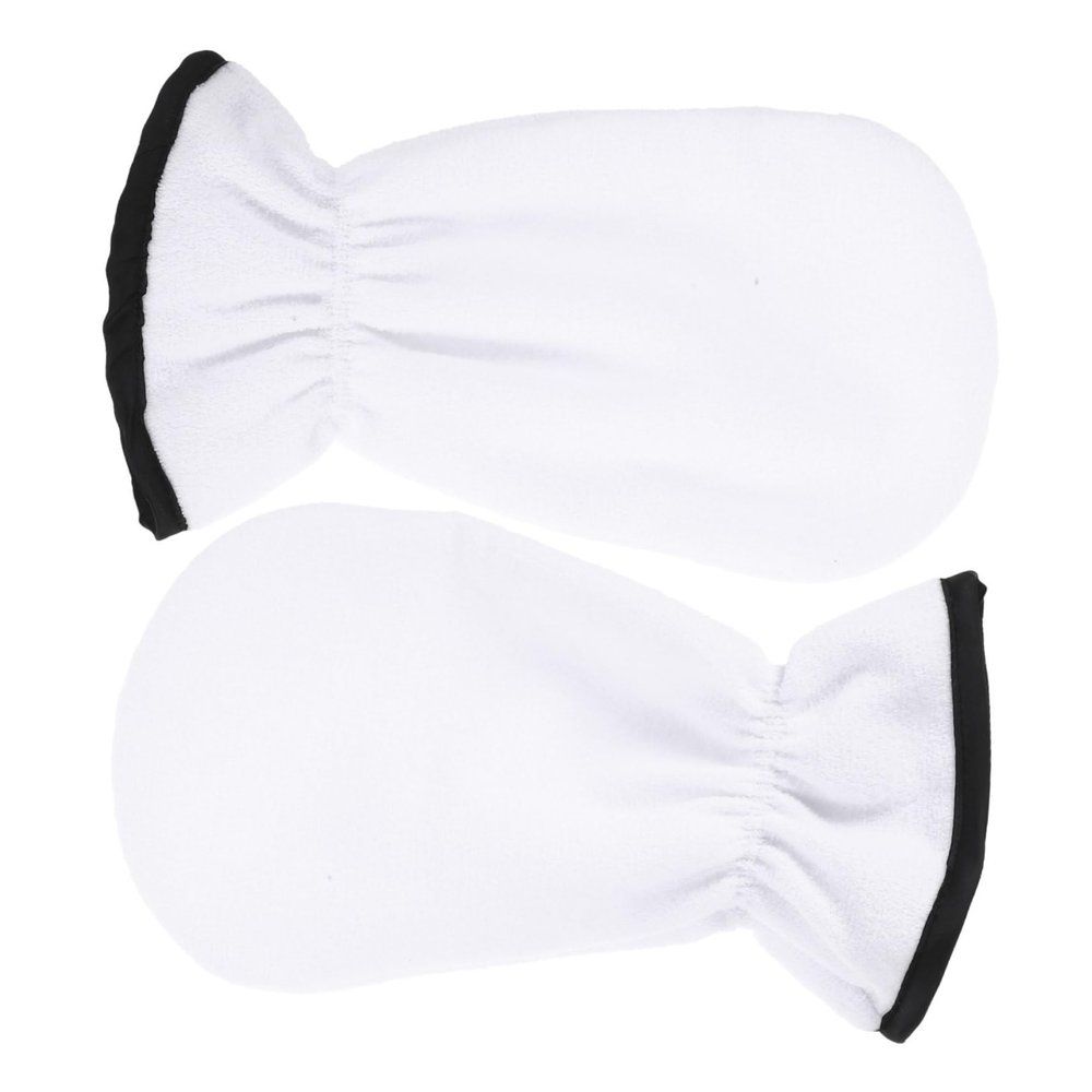 Baluue Thermal Treatment Gloves for Women Exfoliating Heat Therapy Hand Covers Moisturizing Spa Mittens for Overnight Skin Care Reusable and Washable Hand Moisturizer Gloves