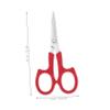VALICLUD 2Pcs Stainless Steel Eyebrow Scissors Multifunctional Facial Hair Trimmer for Men and Women Lightweight Convenient Grooming Tool for Home and Salon Use view 2
