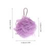 4Pcs Bath Loofah Balls Soft Exfoliating Shower Scrubber for Men Women Family Creates Rich for Gentle Cleansing Cleaning Balls Grey view 2