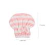 UKCOCO 2pcs Ultra Absorbent Double Hair Drying Cap Quick Dry Microfiber Turban Towel for Women Soft Lightweight Bath Shower Hair Wrap for Travel and Daily Use Pink White Gray White view 2