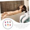 Baluue 6Pcs Natural Exfoliating Shower Sponge Bath Pouf Body Scrubber Soft Skin Washer for Deep Cleansing and Dead Skin Removal Random Color view 3
