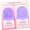 Beaupretty Silicone Facial Cleansing Brush for Deep Skin Cleaning Dual Sided Soft Texture for Exfoliation and Oil Removal Glove Shaped Design for Easy Hand Use Portable Lady Facial Brush for view 3