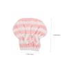 ABOOFAN 2pcs Double Thickened Absorbent Hair Towel Wrap Microfiber Dry Hair Turban Cap for Women Quick Drying Reduces Frizz and Breakage view 2