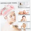 ABOOFAN 2pcs Double Thickened Absorbent Hair Towel Wrap Microfiber Dry Hair Turban Cap for Women Quick Drying Reduces Frizz and Breakage view 4
