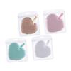 Baluue 4pcs Heart Shaped Facial Cleansing Sponges for Makeup Removal and Exfoliating Soft Face Puff for Daily Skincare Gentle Facial Puff Women and Men view 1