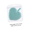 Baluue 4pcs Heart Shaped Facial Cleansing Sponges for Makeup Removal and Exfoliating Soft Face Puff for Daily Skincare Gentle Facial Puff Women and Men view 2