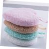 Baluue 4pcs Heart Shaped Facial Cleansing Sponges for Makeup Removal and Exfoliating Soft Face Puff for Daily Skincare Gentle Facial Puff Women and Men view 4