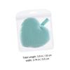 Didiseaon 4pcs Heart Shaped Makeup Removal Sponge Gentle Facial Cleansing Puff for Deep Pore Exfoliation and Oil Removal Soft Face Pads for Women Home Travel Use view 2