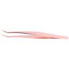 Dioche Precision False Eyelashes Grafting Tweezers - Fine Tip Stainless Steel Eyelash Extension Tool for Professional Eyelash Tweezers Application - Rose Gold Curved for (#1) view 1