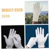 Baluue 12 Pairs Cotton Gloves for Women Moisturizing Overnight Work Gloves Soft Breathable White Cotton for Sensitive Skin Flexible and Comfortable Fit for Various Tasks view 3