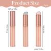 2 PCS Silicone Lip Brush with Cap, Silicone Makeup Brush Pink High Elastic Makeup Brushes for Lipstick Lip Gloss Concealer view 2
