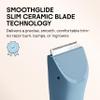 MERIDIAN - Slimmer Trimmer Replacement Blade - Ceramic Blades for Electric Body & Pubic Hair Trimmer, Sky, 1 Pack view 2