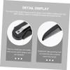 Baluue 4Pcs Portable Pocket Folding Beard Combs for Men Lightweight Mustache Styling Tool Ergonomic Design Travel Friendly Grooming Accessory view 2
