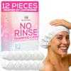 No Rinse Shampoo Caps (Pack of 12)  Rinse-Free Shower Cap for Elderly, Bedridden Patients, Travel, Hospital, or Camping  Waterless Hair Wash Solution by GlowSPA view 1