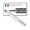 KAWASHIKI Hand-Sharpened Slant Tweezers | Ultra-Precision 25-Degree Angle for Eyebrow Shaping & Facial Hair Removal, Professional Stainless Steel for Women & Men (Pure White) view 2