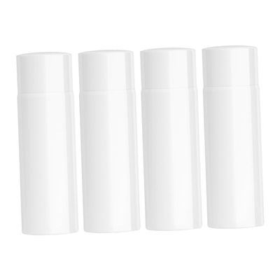 Baluue 4pcs Airless Pump Cosmetic Bottles Refillable Plastic Dispenser for Travel Leak Lotion Containers for Serum Sunscreen Shampoo Care