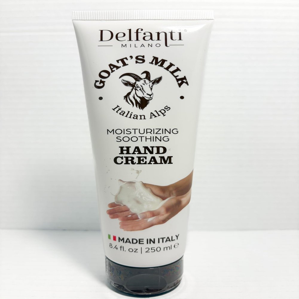 GOAT'S MILK HAND CREAM, MOISTURIZING AND SOOTHING, ITALIAN ALPS 8.4 FL OZ