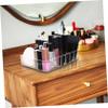 ABOOFAN 2pcs Clear Acrylic Makeup Organizer with Divided Compartments Stackable Eyeshadow Palette Holder for Vanity Desktop Storage Box for Blushes and Cosmetics view 4