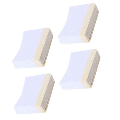 Gogogmee 160pcs Arc Shaped Makeup Remover Pads for Women Soft Cosmetic Pads with Creative Design Comfortable Eyelash Cream Remover Tools for Home and Travel Use