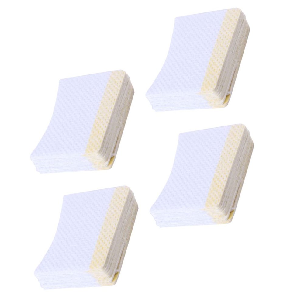 Gogogmee 160pcs Arc Shaped Makeup Remover Pads for Women Soft Cosmetic Pads with Creative Design Comfortable Eyelash Cream Remover Tools for Home and Travel Use