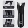 Men Trimmer, Digital Display Beard Shaver, Portable Men's Intimate Hair Trimmer with LCD Digital Display for Leg, Ear, Face, Nose, Pubic, Arm, Head Grooming view 3
