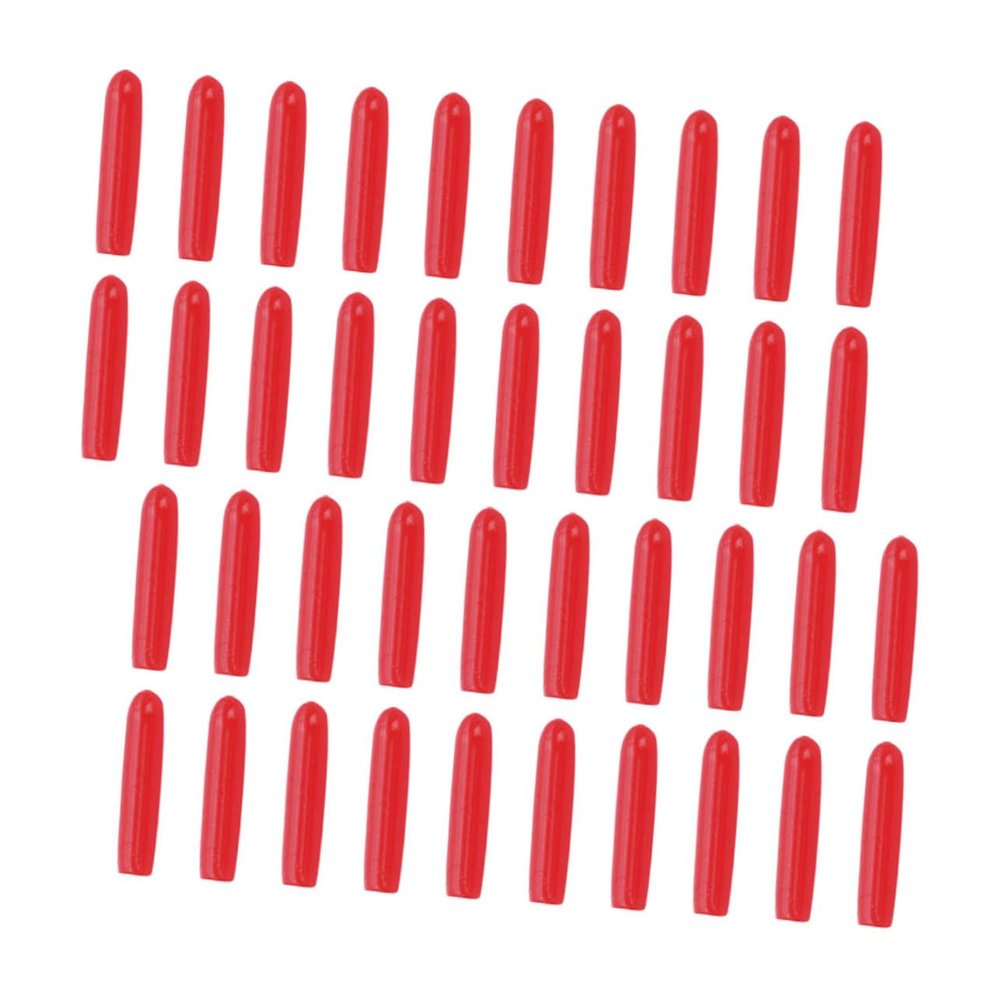 Baluue 120pcs Non Slip Silicone Tweezers Tip Covers for Eyelash Grafting Flexible Protective Sleeves Lash Tweezers Caps for Beginners and Professionals Dustproof Red Sleeves for Precision