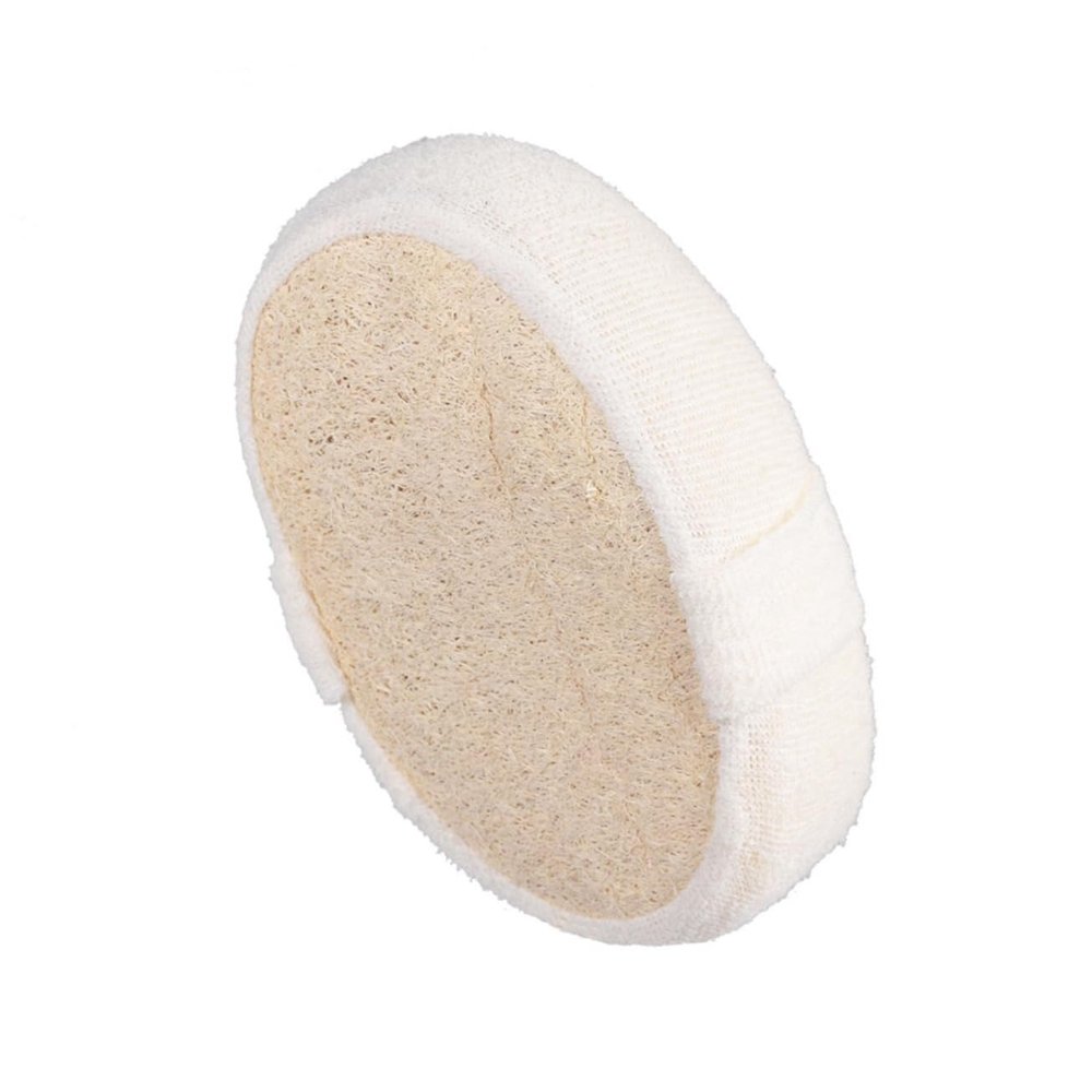 2pcs Eco-Friendly Loofah Bath Sponge Exfoliating Face Scrub Body Brush Pads for Smooth Skin
