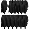 12 pcs Hair Salon Capes Waterproof Haircut Unisex Black Cape Barber Hair Cutting Cape with Snap Closure Hair,Coloring and Styling view 1