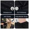 12 pcs Hair Salon Capes Waterproof Haircut Unisex Black Cape Barber Hair Cutting Cape with Snap Closure Hair,Coloring and Styling view 3