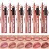 12Pcs Matte Lipstick + Lip Liner Pens Lip Combo Sets, Creamy Matte Lip Makeup Kit Long-Lasting Waterproof, Smudge-Proof Highly Pigmented Formula, Neutral & Nude Shades Makeup Set (Everyday Nudes Set) view 1
